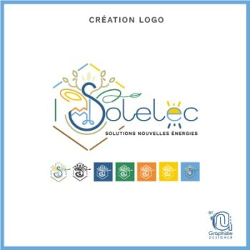 Logo Solelec, fondé par julien Durand, création du logo par Ann picot