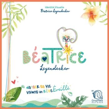 LOGO girafe de Béatrice Leyendecker, basée en Ardèche les Vans et dans Gard à Nîmes praticienne holistique crée par By Ann Graphiste Designer (Ann Picot), graphiste Nîmes.